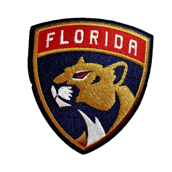 Unbranded Other - Florida Panthers NHL Team Logo Embroidered 3in Iron / Sew-On Patch